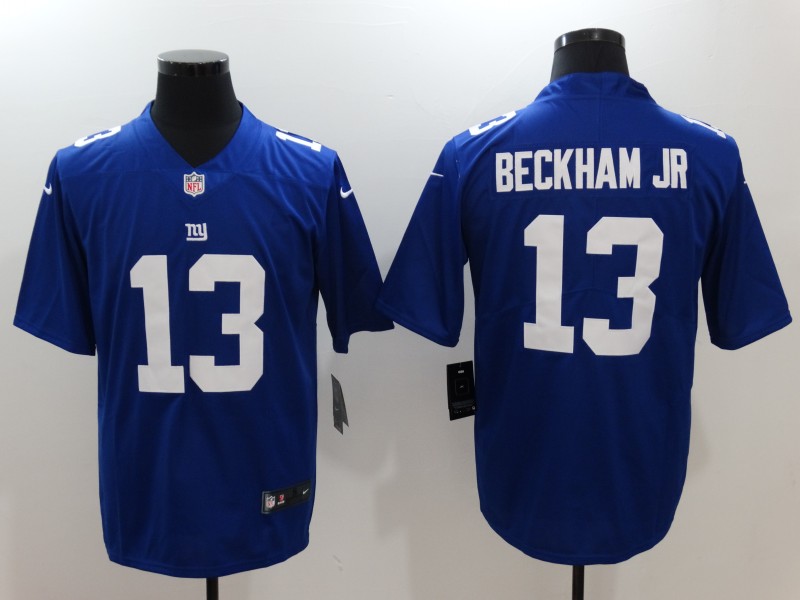 Men's New York Giants Odell Beckham Jr. #13 Blue Jersey